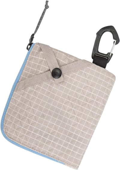 Kaarthouder Met Rits - Portemonnee Organizer - Veilig Opbergen - Anti-diefstal Afscherming - 10.5 x 12 cm - Grijs