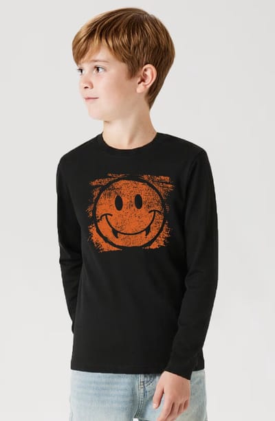Starry Indigo - Halloween T-shirt Kinderen - Unisex - Smiley