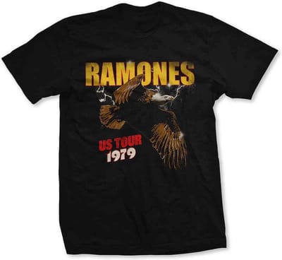 Ramones - Tour 1979 Heren T-shirt - S - Zwart