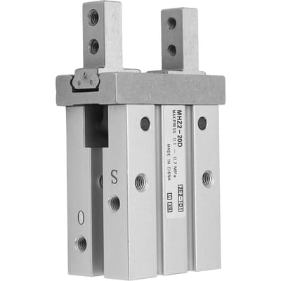 Lucht Pneumatische Parallelgrijper SMC Type Kleine Vingercilinder Inlaat Uitlaat Gat Draad M5x0.8mm