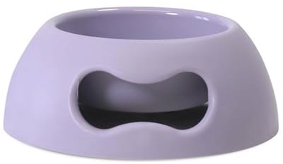 Eco-Vriendelijke Hondenkom - Kleine Hondenbak voor Voer en Water, Lila, 350 ml