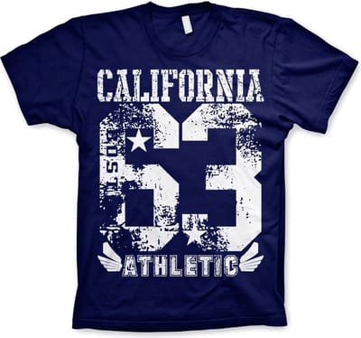 Hybris California 63 sport-T-shirt, marineblauw