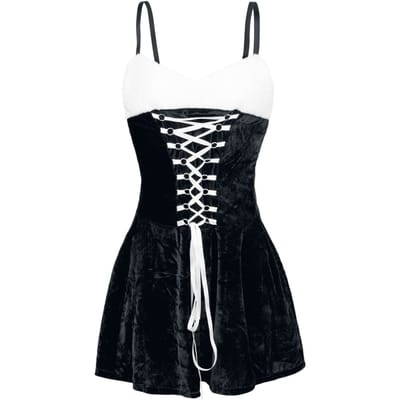 Heavy X-Mas - Fun Mini-jurk - X-Mas Dress - S-M tot L-XL - voor Vrouwen - zwart