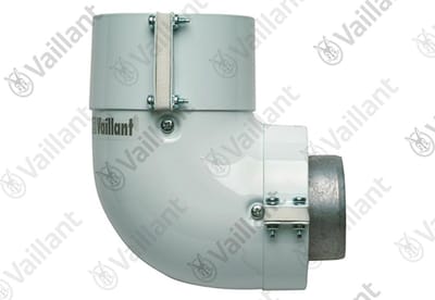 VAILLANT Bocht, 90 graden aansluitsets systeem 63/96 Alu e.a. Vaillant-nr. , 284733