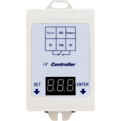 Module de relais de commutateur de commande de minuterie de retard numérique LED 12V 24V DC avec étui white