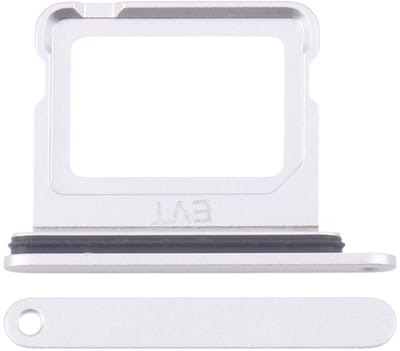 iPhone 16 (Plus) Simkaart houder Zilver