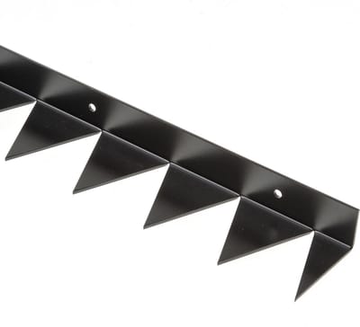 Anti-klimstrip - Zwart - Staal - Secu - SecuMax anti klimstrip zwart 1000x60mm 90graden