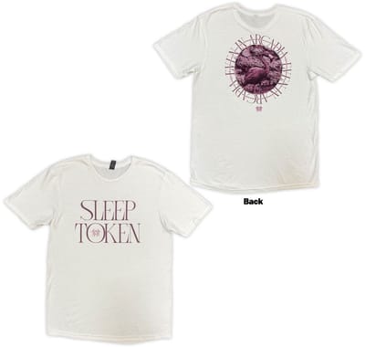 Sleep Token - Flamingo Circle Heren Tshirt - S - Wit