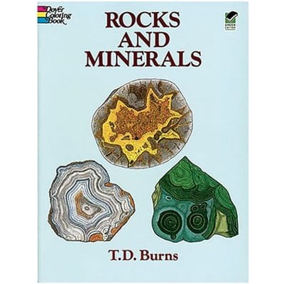 Rocks And Minerals Colouring Book - Burns, T.D.