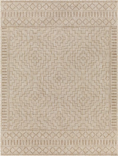 SURYA Tricia vloerkleed jute-look beige - binnen en buiten