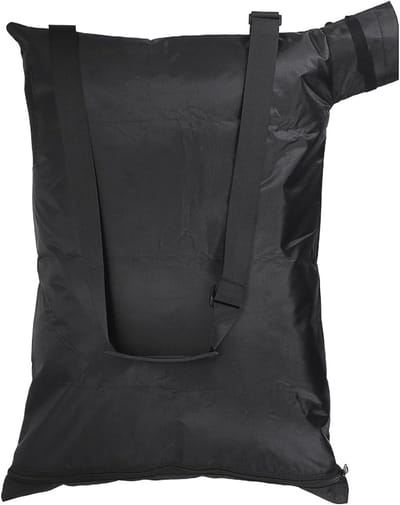 Bladeren Zuigzak - Tuinafval Opruimer - Tuinonderhoud - Onderste Rits - 24 Gallons - Zwart