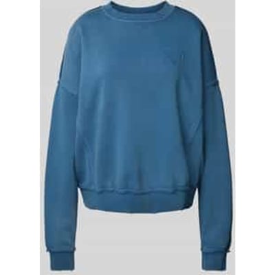 Oversized sweatshirt met labelstitching, model 'GO'