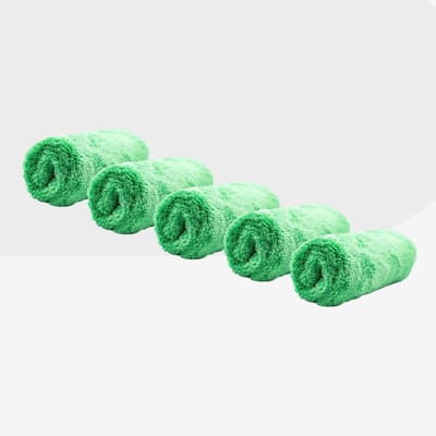 Detailrs Buff Towel 5 Pack - Microvezeldoek Auto - Polijstdoek Auto - Microvezel Doek - Extra Zacht - Auto Wassen