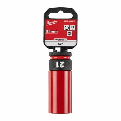 Milwaukee Shockwave - Auto Dopsleutel - 21mm - Stalen Behuizing