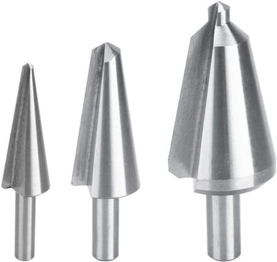 HSS Umbrella Boor en Conische Boor Set met Stappen, Ideaal voor Precisieboringen en Hoeksnijden, 16-30.5 mm / 5-20 mm / 3-14 mm
