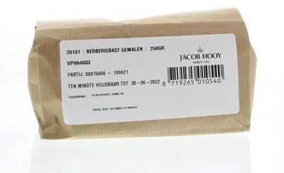Jacob Hooy Berberisbast gemalen 250 Gram