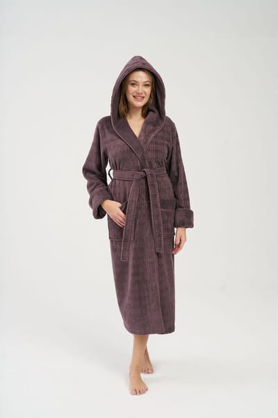 Dames Badjas Roza/ Paars / XXXL