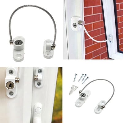 Nifkos Raamslot - Veiligheidsslot - Kinderslot Raam Slot - Raambeveiliging Kind - Raambegrenzer - Window Lock - 1 stuk