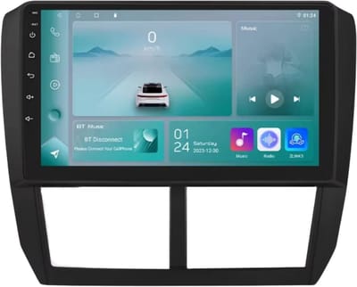 Autoradio met bluetooth - Carplay - Voor Subaru Forester 3 SH en Impreza (2007-2013) - Geschikt voor Apple en Android - Stereo - Navigatie - Navigatiesysteem auto - 1GB 32GB