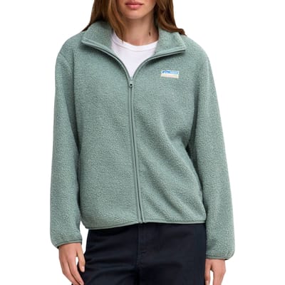 Regular fit fleecejack met ritssluiting model 'EVA'