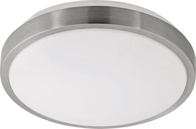 EGLO Competa 1 - Wand/Plafondlamp - 1 Lichts - Wit, Nikkel-Mat