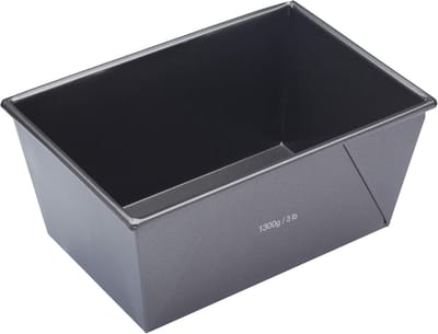 Robuuste 1,4 kg broodbakpan met antiaanbaklaag van 21,5 x 13 cm