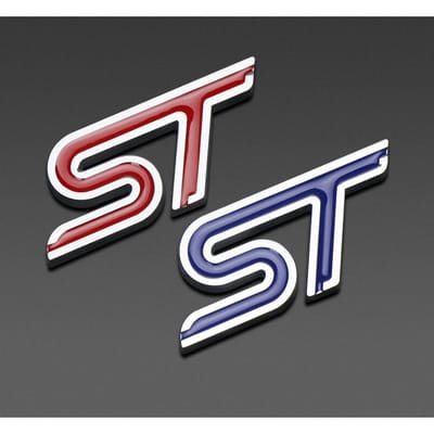 Auto Aluminium Legering St Embleem Voorgrille Carrosserie Kofferbak Decoratie Sticker Decal Voor Ford Taurus Shelby Edge Ecosport Kuga Mustang