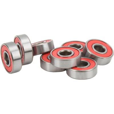 8 Pièces 608RS ABEC 9 Roulement à Billes Acier au Carbone Étanches Roulements de Skateboard 8x22x7mm pour Patins à Roulettes