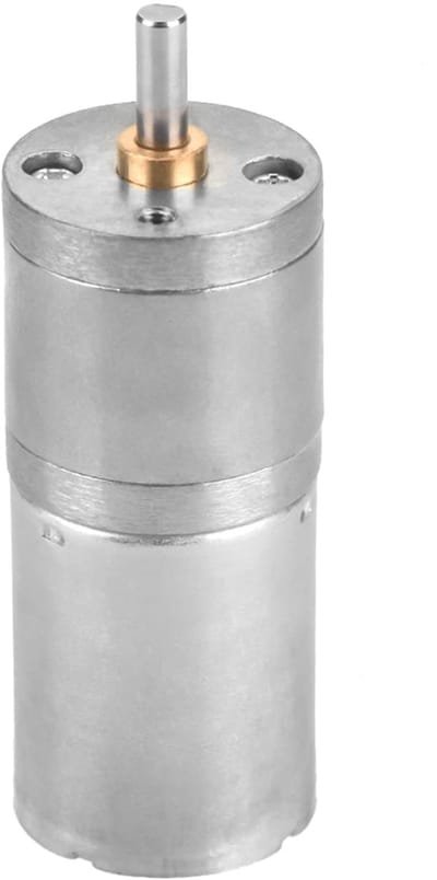 DC Motor - Gelijkstroom Motor - Elektronische Slot - Metaal Tandwielen - 12V 10RPM - Zilver