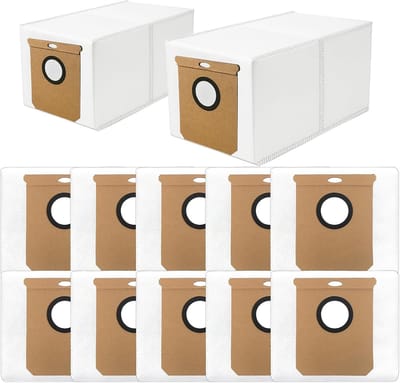Stofzakken - 12 Stuks - Geschikt voor Eufy L60 SES / L50 SES Robotstofzuiger - Accessoires voor Stofzuigerzakken - Vervanging