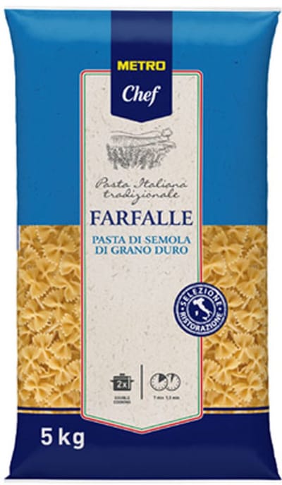 METRO Chef Farfalle - pasta - 5 kg
