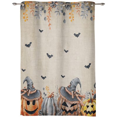 Moderne raamgordijnen voor woonkamer Retro gradiënt houtnerf gordijnen voor kinderslaapkamer Keukendecor Jaloezieën Draperieën 135W x 60H(cm) x1 white