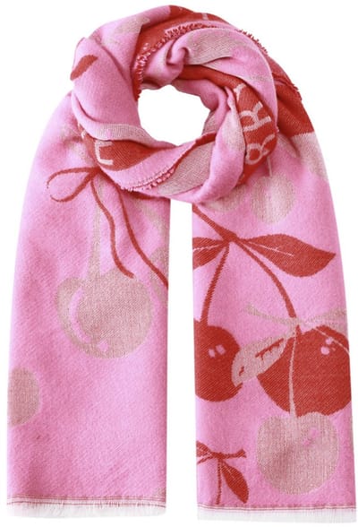 Bijoutheek Sjaal (Fashion) I Love Cherry Roze