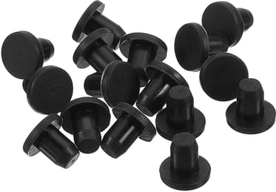 Dailygoods- Siliconen Gatpluggen 16 Stuks - Waterdichte Afdichtingsdoppen - Flexibele T-vorm - Hittebestendig - Duurzaam Siliconenrubber - Betrouwbare Afdichting - Afdichtstoppen