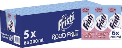 Fristi Rood Fruitsmaak – Drinkpakjes Mini – 5 x 6 x 200 ml – Voordeelverpakking