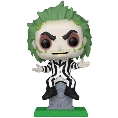 Beetlejuice Beetlejuice with Tombstone vinylfiguur 1757 Funko Pop! meerkleurig Unisex