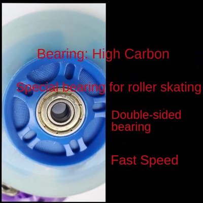 LED skeelerwielen - Reservewielen inline skates - Nachtelijk skaten - Zelfoplichtend - 8 stuks 80 mm - Grijs