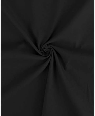 Geweven Viscose Uni per Meter – Zwart – Soepel & Ademend – Luxe Kledingstof voor Jurken, Blouses & Rokken