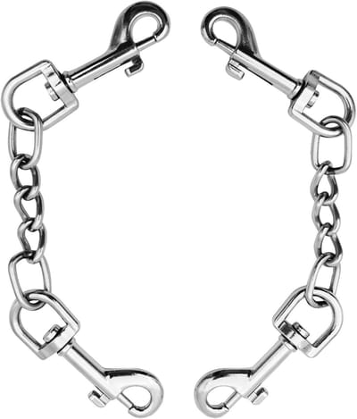 Veilige Hondenhalsband Klem met Metalen Gesp - Dubbelzijdige Verbinding, 2-Pack Reserve Klem voor Prikhalsband, Hondenhalsband en Tuigje Accessoires
