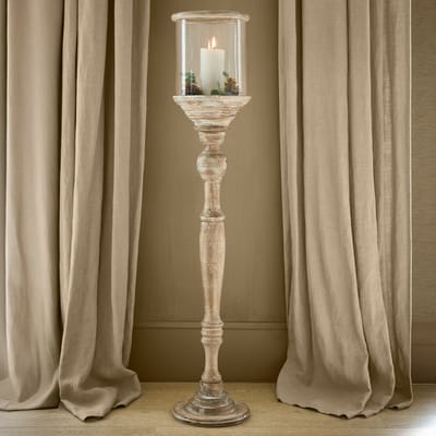 LOBERON Kaarsenstandaard Passion antiekbeige