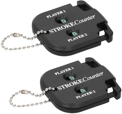 Dailygoods- Scorecounter Klein en Draagbaar - Golf Scorecounter - Petanque Scorebord - Sleutelhanger - Duurzaam ABS - Geschikt voor Balspellen - Scoreteller