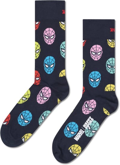 Happy Socks MARVEL Spider-Man Spidey Sock - unisex sokken - navy - Unisex - Maat: 36 - 40