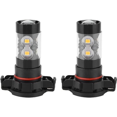 2 stuks 3000K 50W Gele LED Koplamp Lampen Kit Mistlamp Auto Rijlamp gray