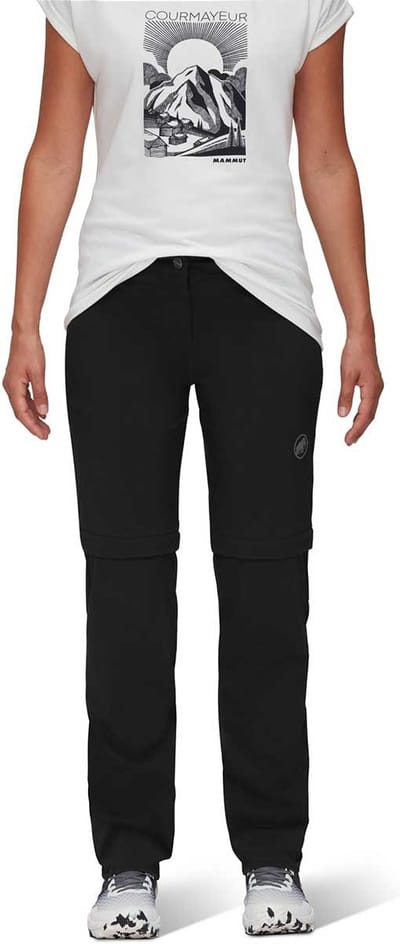 Mammut Runbold Zip Off Broek Zwart 34 / Regular Vrouw