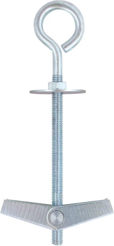 M6 hollewandplug met oog - M6 x 100mm - Gegalvaniseerd