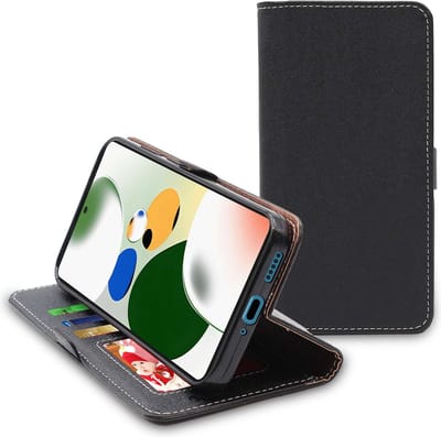 ebestStar - Hoes geschikt voor Xiaomi Poco X5 Pro 5G, Wallet Etui, Book case hoesje, Zwart