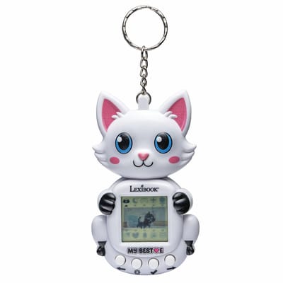 My Best-E® 2 Cats console met LCD-scherm en sleutelhangerbevestiging