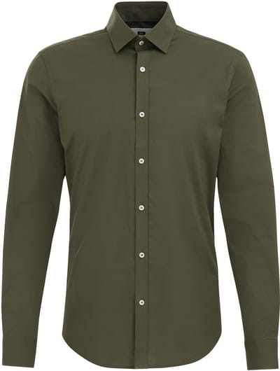 WE Fashion Heren Anti-odour slim fit overhemd met stretch