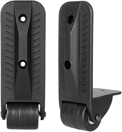 Bagage Wielen - Koffer Wielen - Reizen - Slijtvast PVC - Set van 2 - Zwart