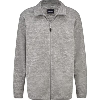 Babista herren Fleecejack - 48 - lichtgrijs - Plus Size